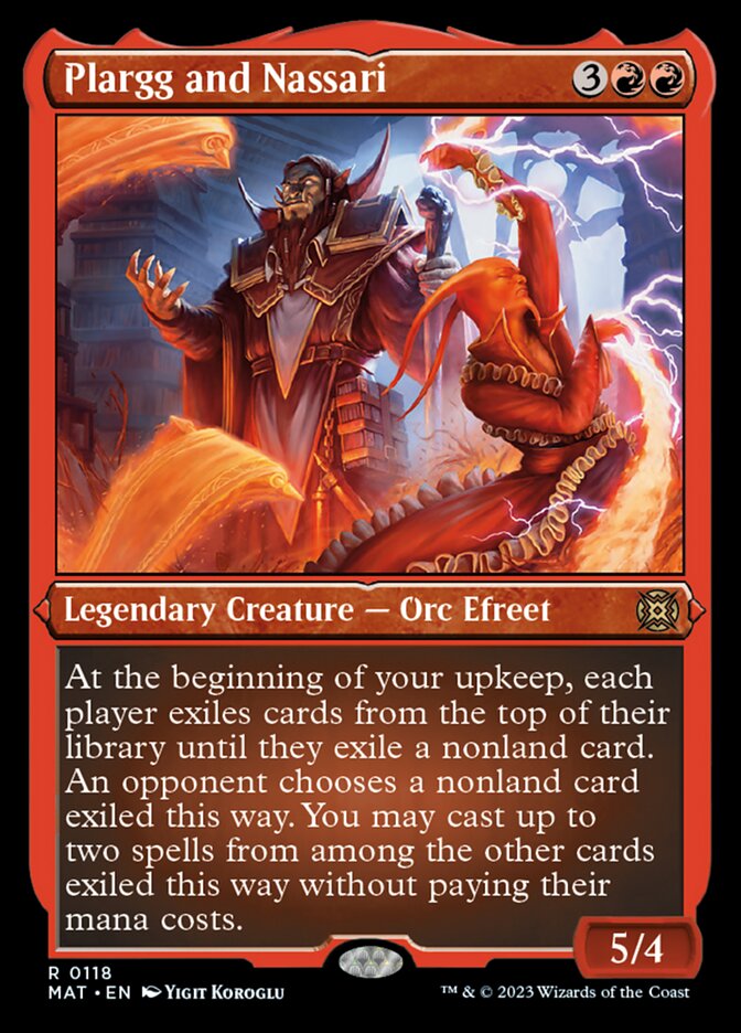 Plargg and Nassari - [Etched Foil] March of the Machine: The Aftermath (MAT)