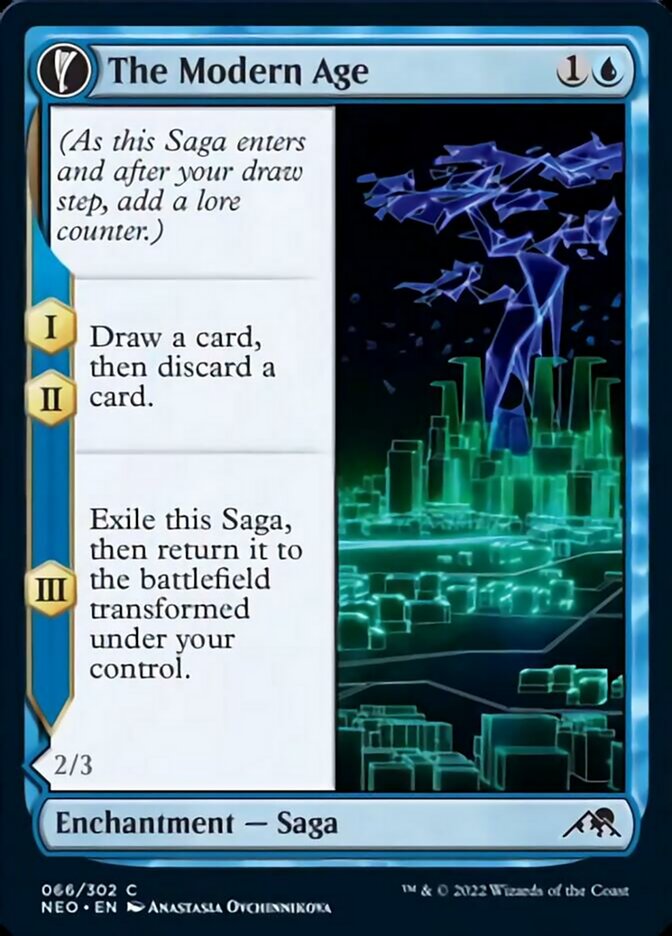 The Modern Age // Vector Glider - [Foil] Kamigawa: Neon Dynasty (NEO)