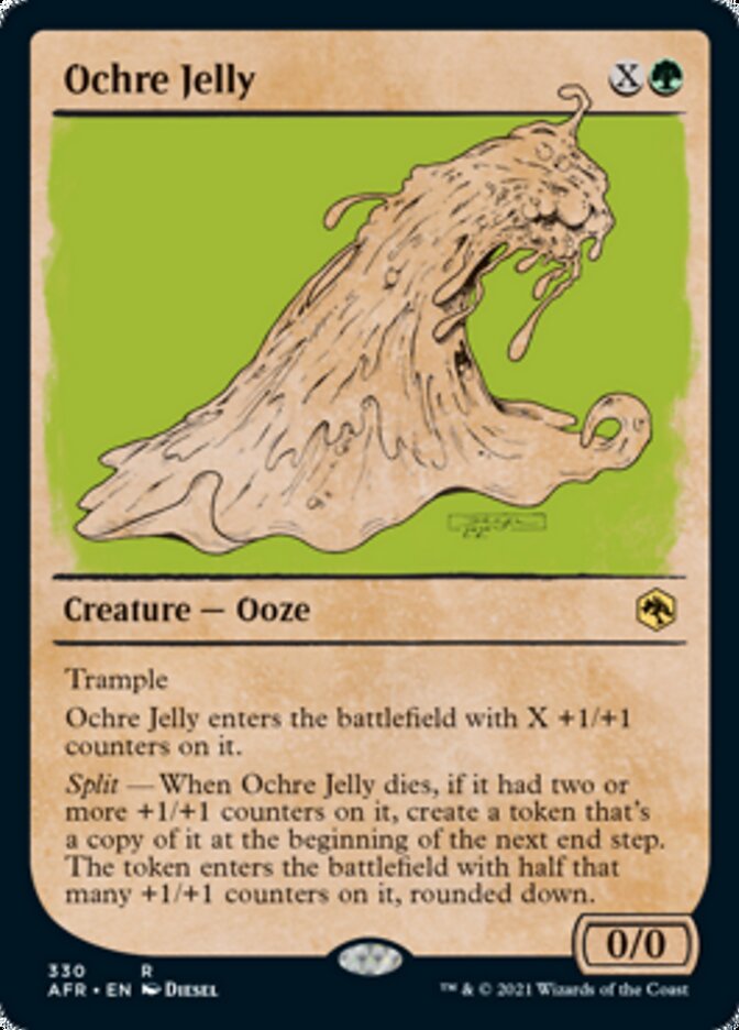 Ochre Jelly - [Foil, Showcase] Adventures in the Forgotten Realms (AFR)
