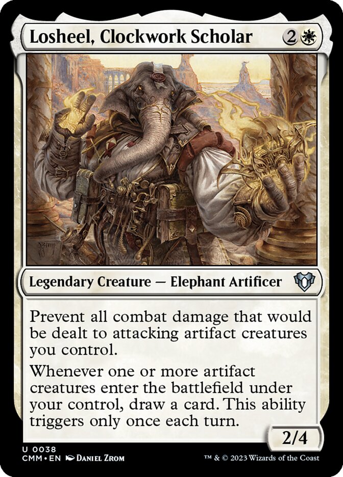 Losheel, Clockwork Scholar - Commander Masters (CMM)