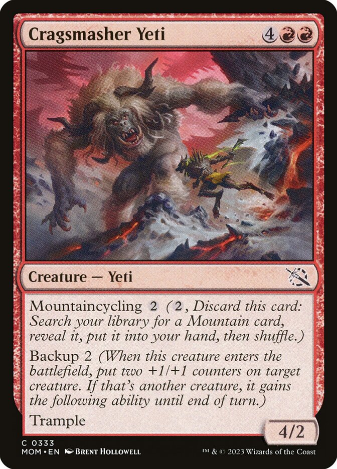 Cragsmasher Yeti - March of the Machine (MOM)