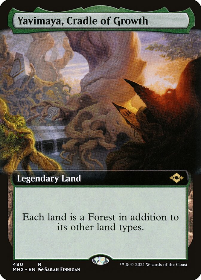 Yavimaya, Cradle of Growth - [Extended Art] Modern Horizons 2 (MH2)