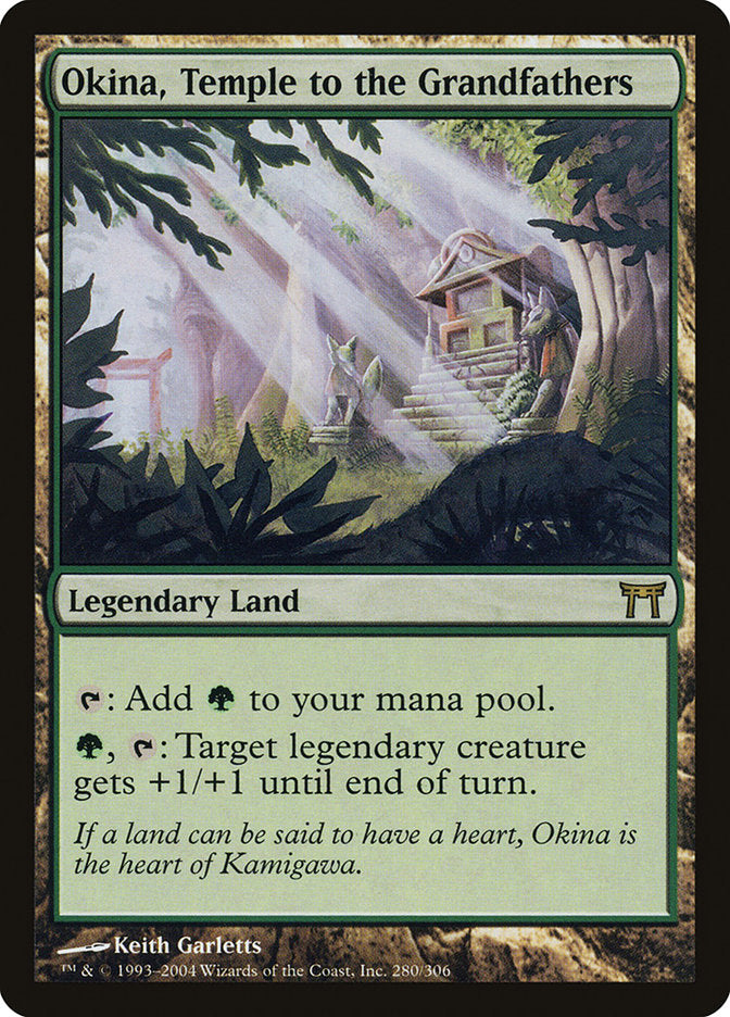 Okina, Temple to the Grandfathers - [Foil] Champions of Kamigawa (CHK)