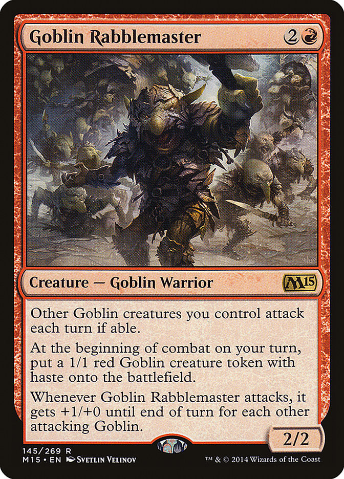 Goblin Rabblemaster - [Foil] Magic 2015 (M15)
