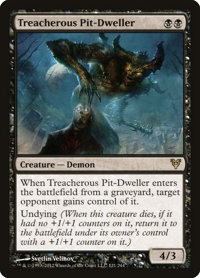 Treacherous Pit-Dweller - [Foil] Avacyn Restored (AVR)