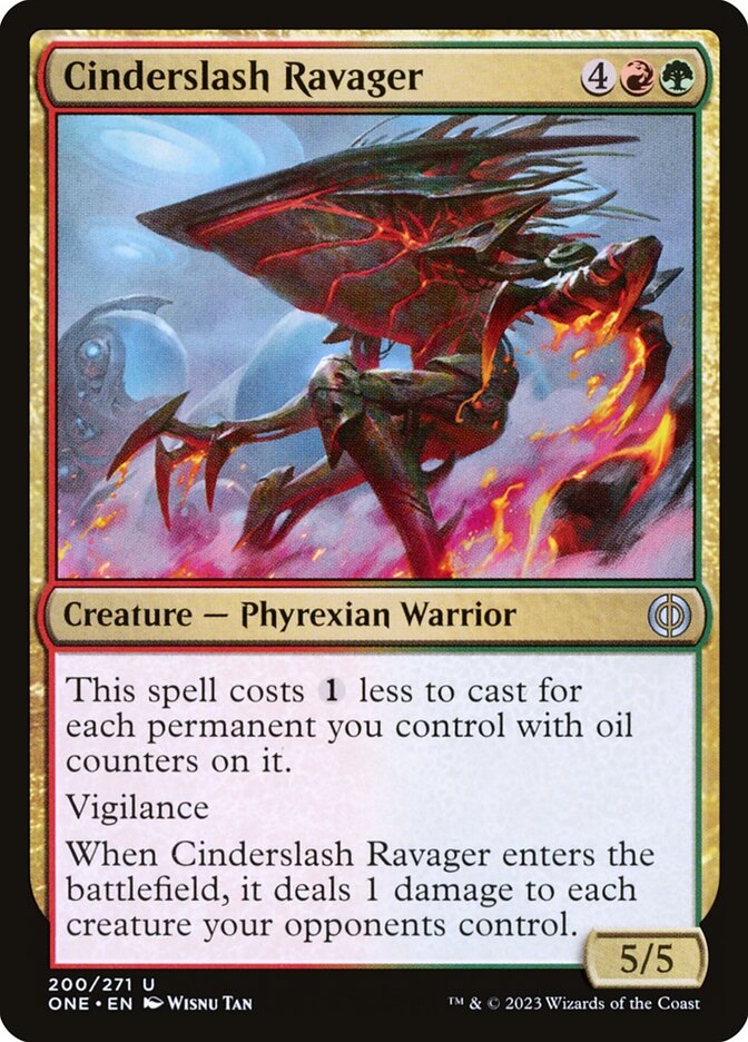 Cinderslash Ravager - [Foil] Phyrexia: All Will Be One (ONE)