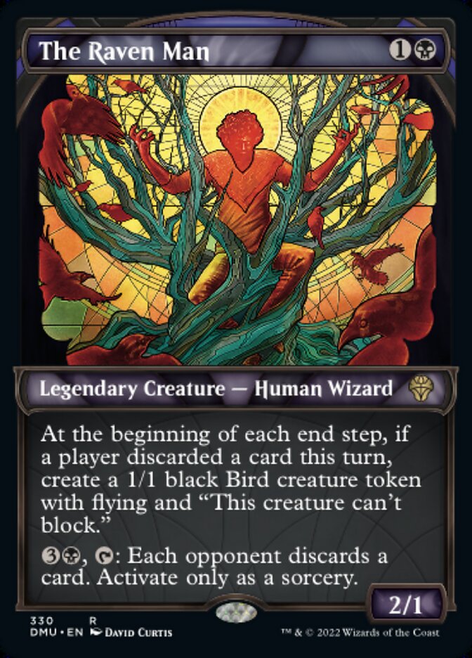 The Raven Man - [Textured Foil, Showcase] Dominaria United (DMU)