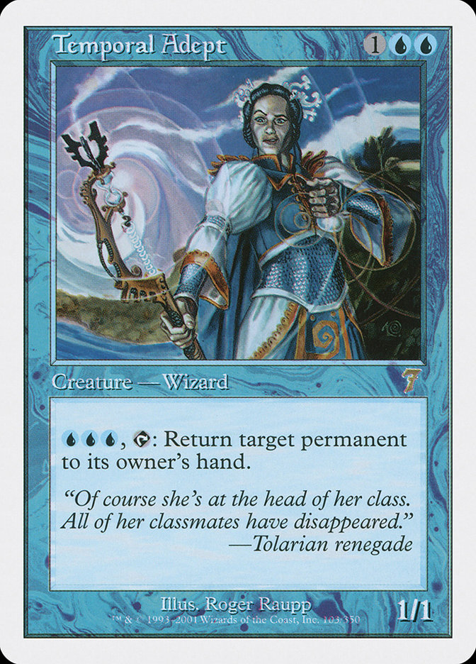 Temporal Adept - [Foil] Seventh Edition (7ED)