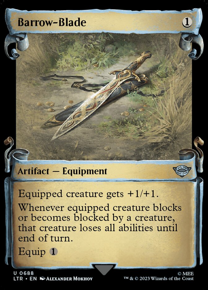 Barrow-Blade - [Foil, Showcase Scroll] The Lord of the Rings: Tales of Middle-earth (LTR)