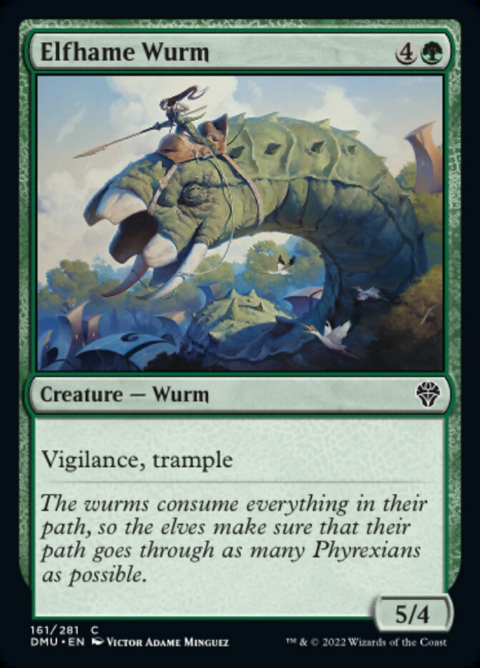 Elfhame Wurm - Dominaria United (DMU)