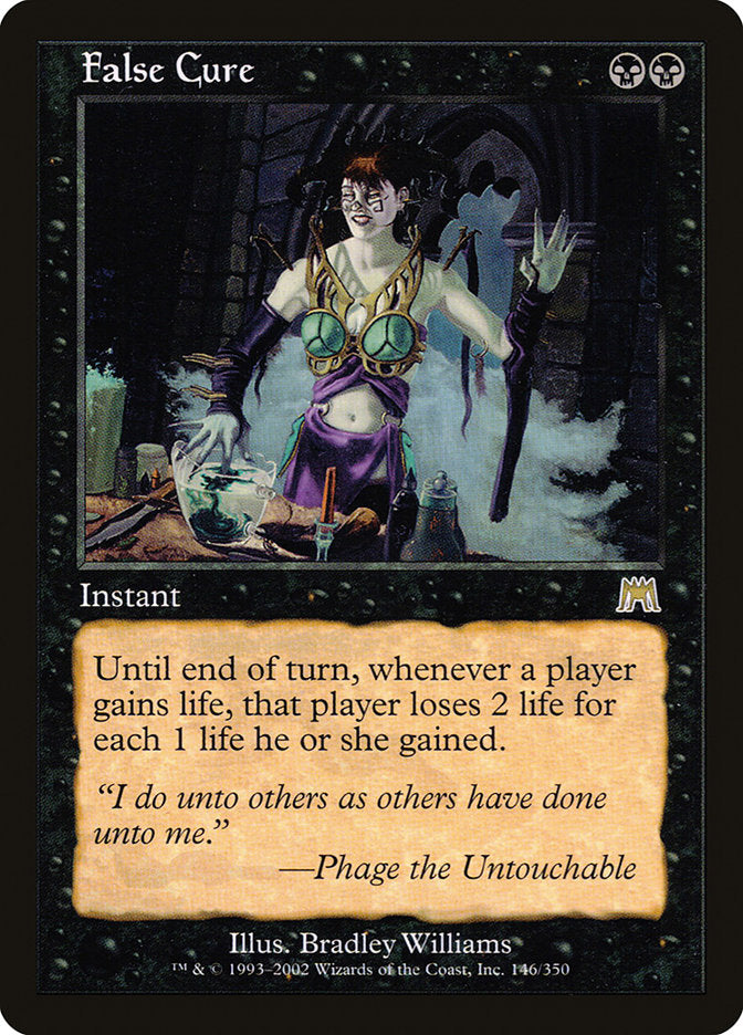 False Cure - [Foil, Retro Frame] Onslaught (ONS)