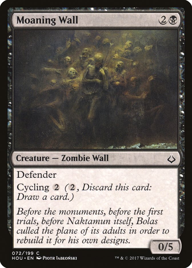 Moaning Wall - [Foil] Hour of Devastation (HOU)