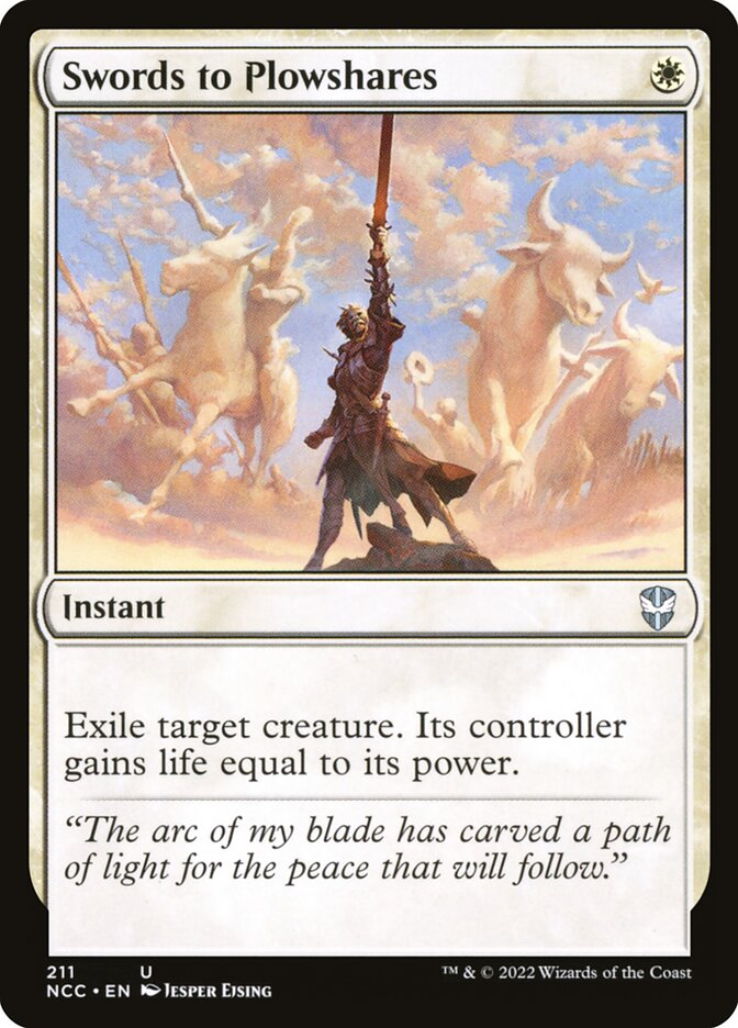 Swords to Plowshares - [Foil] New Capenna Commander (NCC)