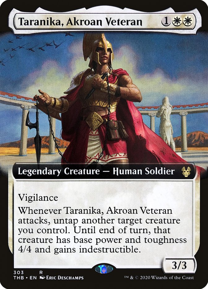 Taranika, Akroan Veteran - [Extended Art] Theros Beyond Death (THB)