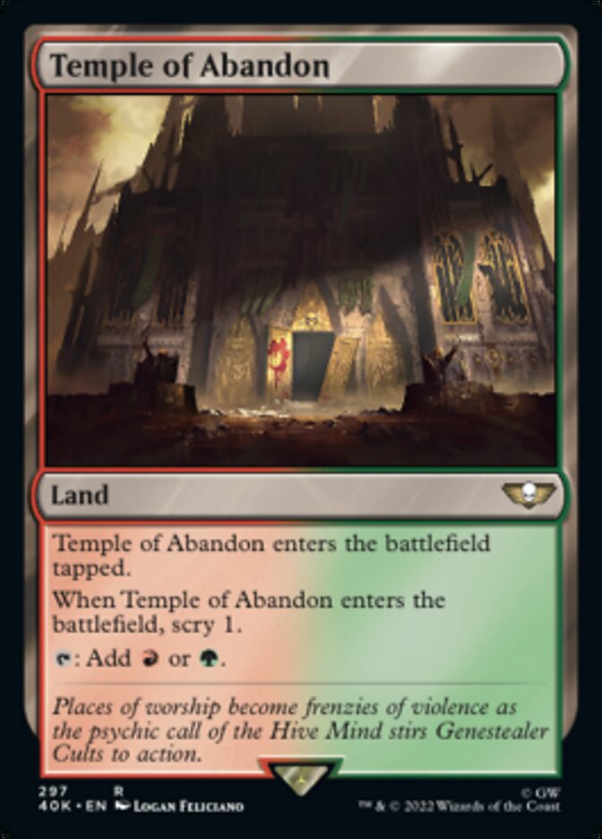 Temple of Abandon - [Surge Foil] Warhammer 40,000 Commander (40K)