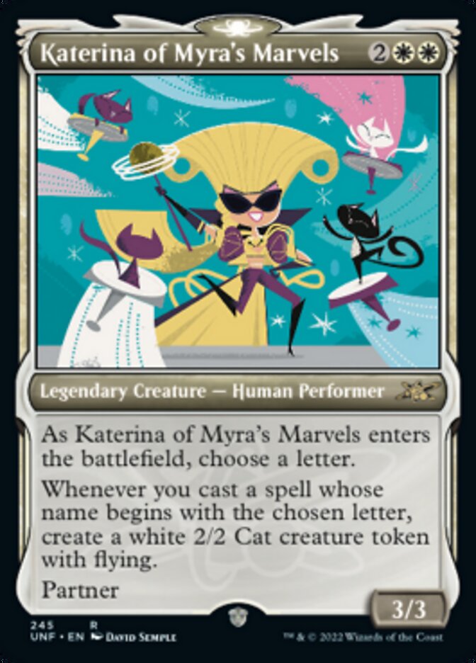 Katerina of Myra's Marvels - [Foil, Showcase] Unfinity (UNF)