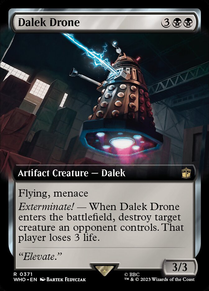 Dalek Drone - [Foil, Extended Art] Doctor Who (WHO)