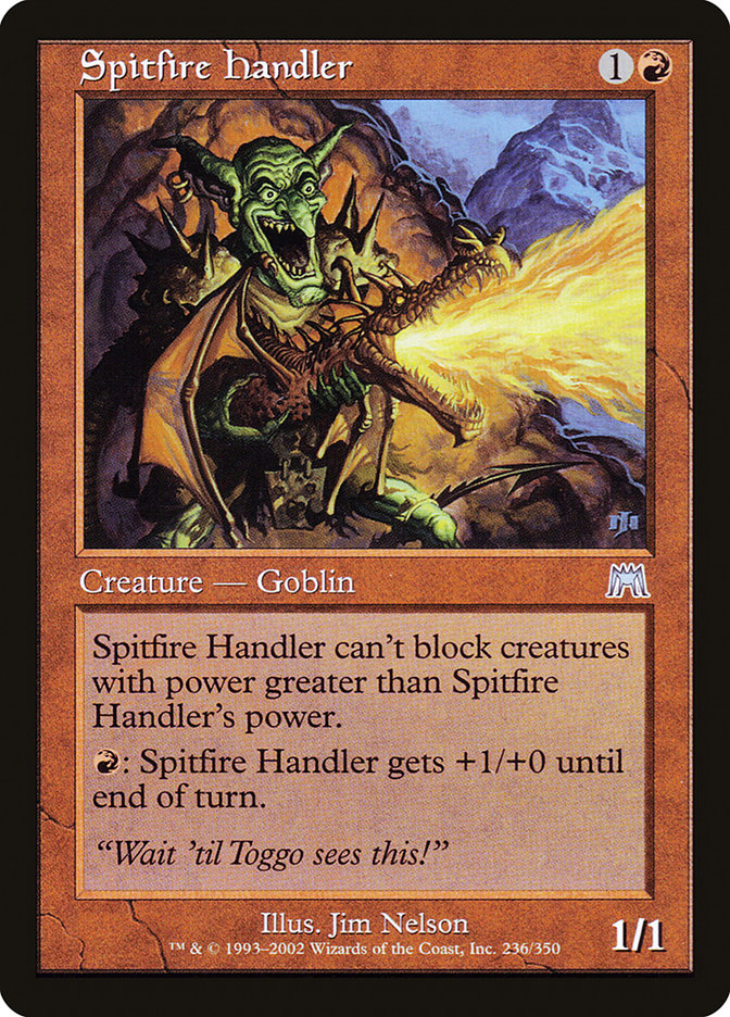 Spitfire Handler - [Foil, Retro Frame] Onslaught (ONS)