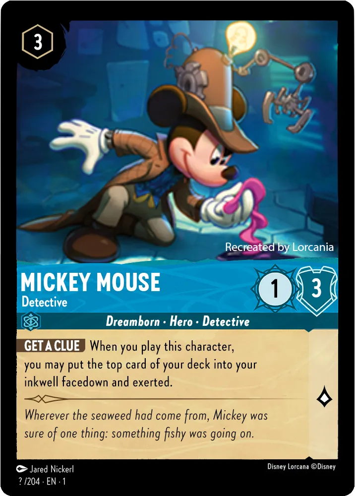Mickey Mouse - Detective - [Foil] The First Chapter (1)