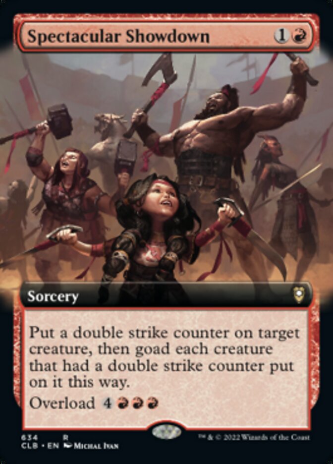 Spectacular Showdown - [Extended Art] Commander Legends: Battle for Baldur's Gate (CLB)