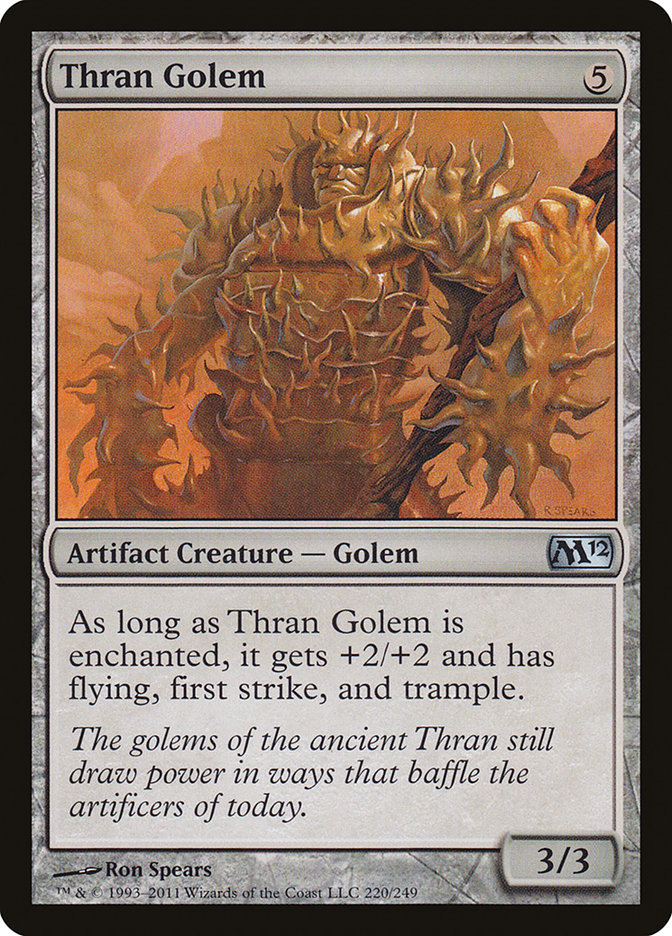 Thran Golem - [Foil] Magic 2012 (M12)
