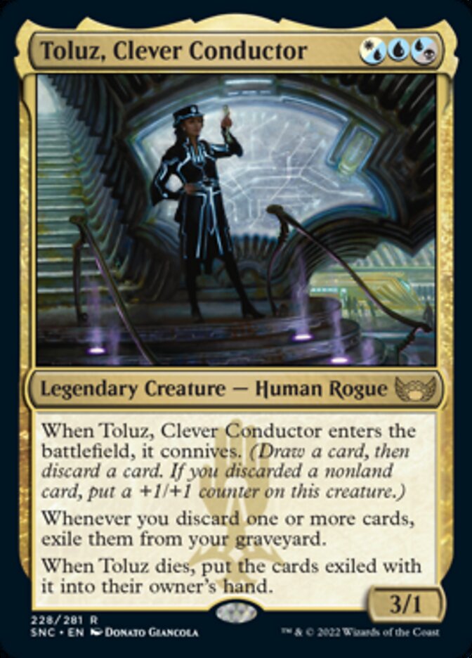 Toluz, Clever Conductor - [Foil] Streets of New Capenna (SNC)