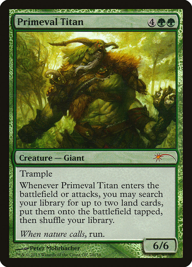 Primeval Titan - [Foil, Promo] Grand Prix Promos (PGPX)
