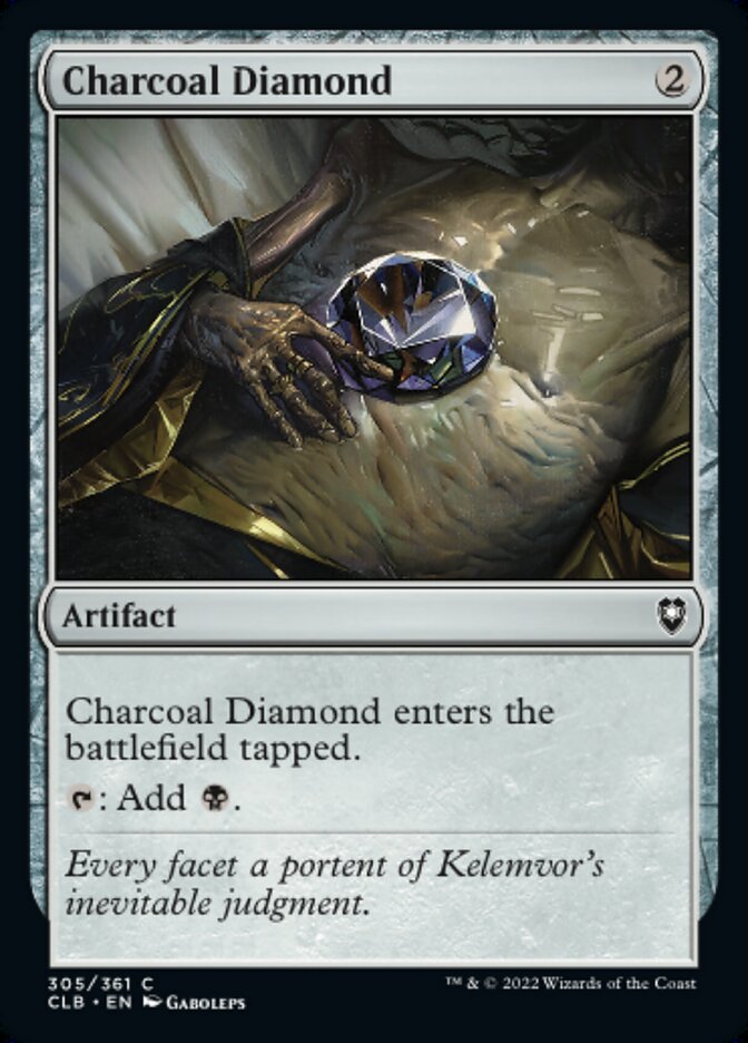 Charcoal Diamond - [Foil] Commander Legends: Battle for Baldur's Gate (CLB)