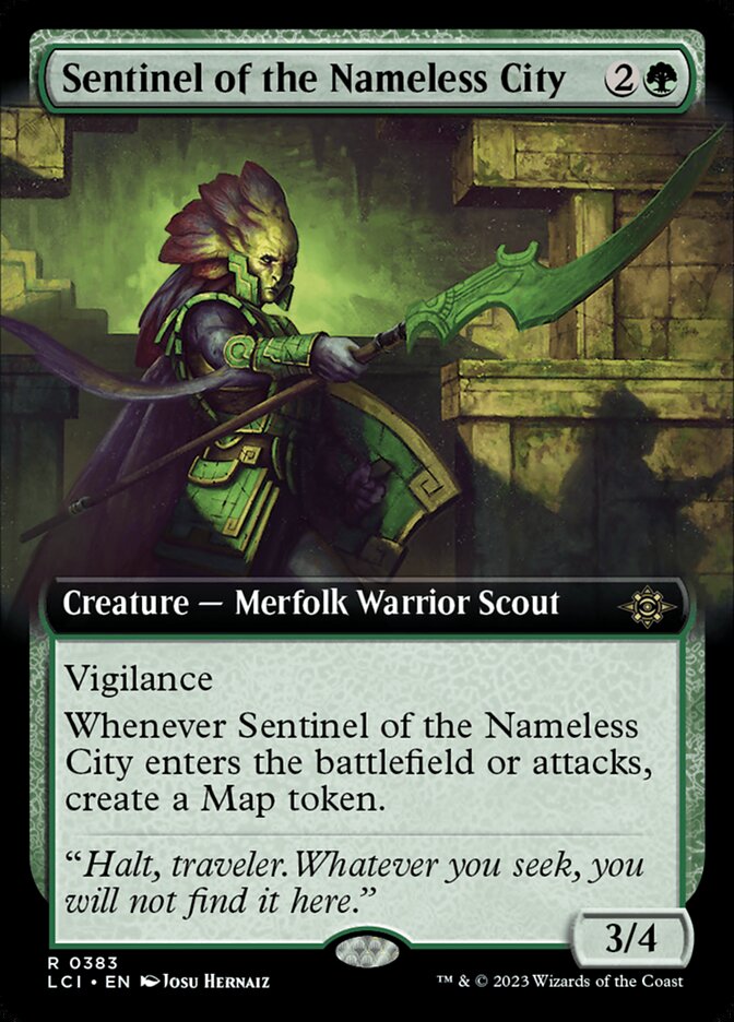 Sentinel of the Nameless City - [Foil, Extended Art] The Lost Caverns of Ixalan (LCI)