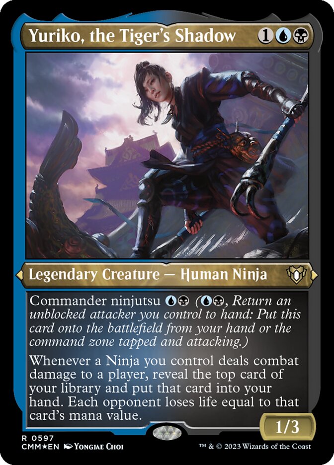 Yuriko, the Tiger's Shadow - [Etched Foil] Commander Masters (CMM)