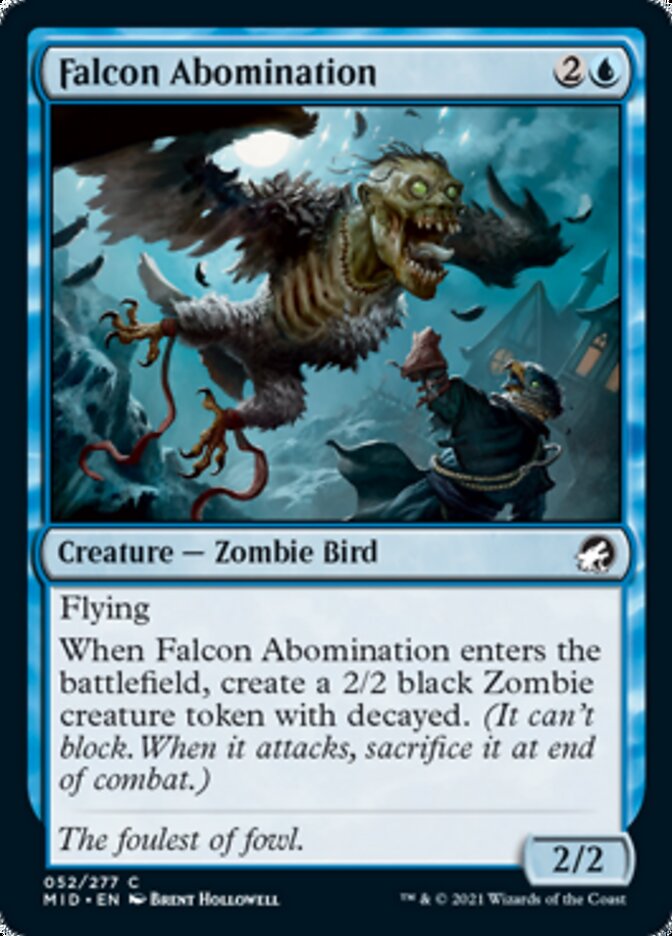 Falcon Abomination - [Foil] Innistrad: Midnight Hunt (MID)