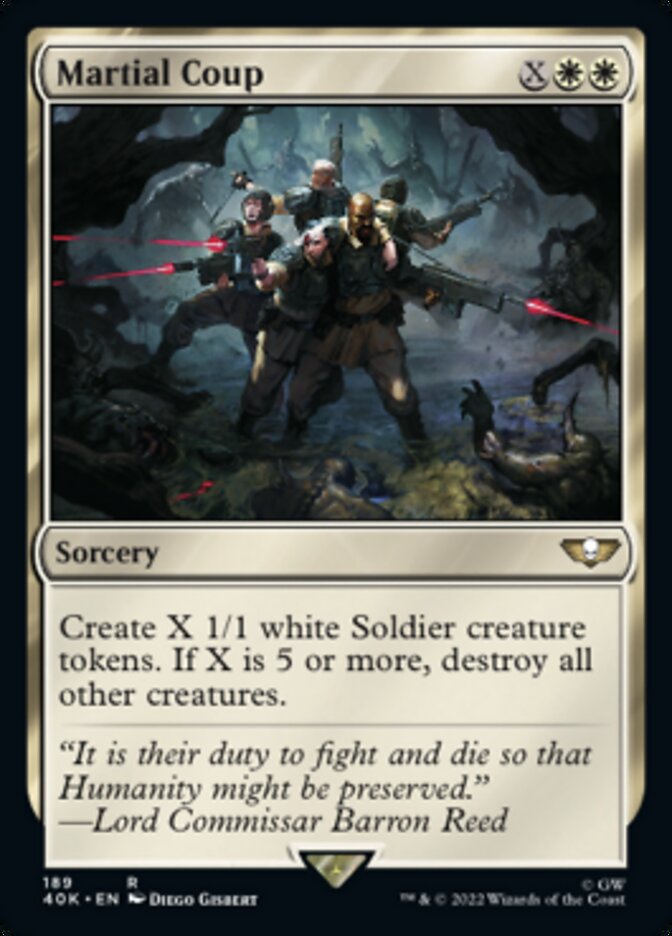 Martial Coup - [Surge Foil] Warhammer 40,000 Commander (40K)