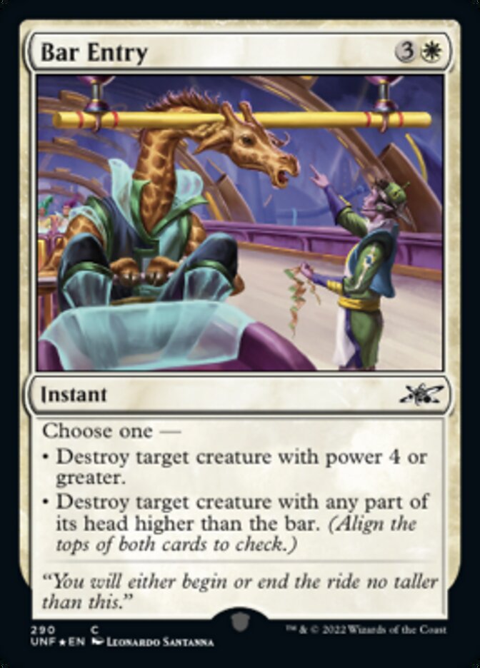 Bar Entry - [Galaxy Foil] Unfinity (UNF)