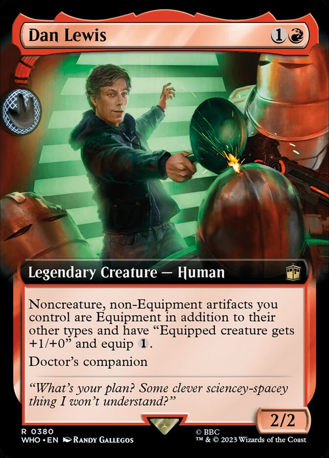 Dan Lewis - [Foil, Extended Art] Doctor Who (WHO)