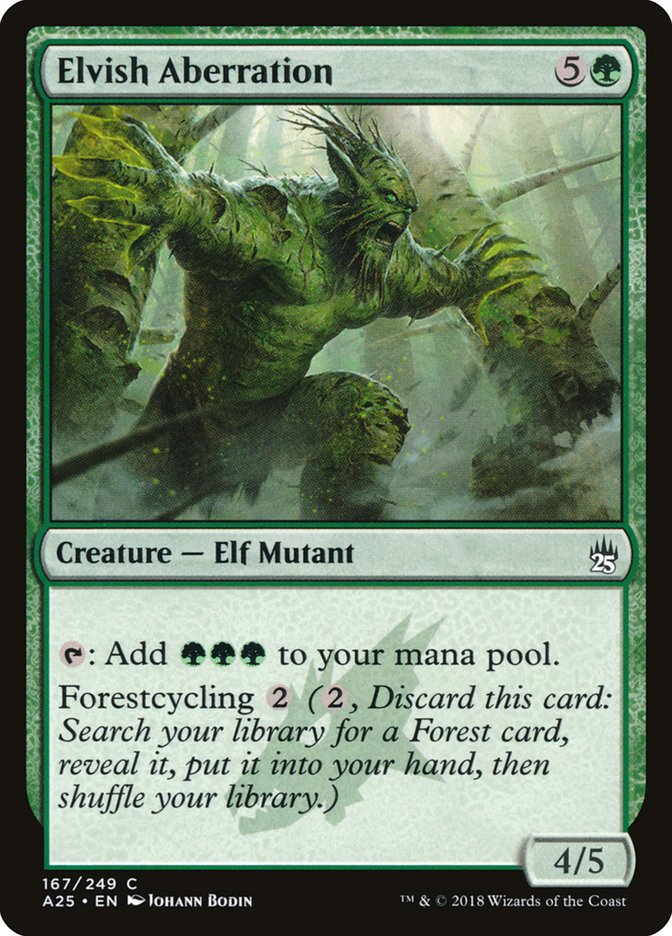 Elvish Aberration - [Foil] Masters 25 (A25)