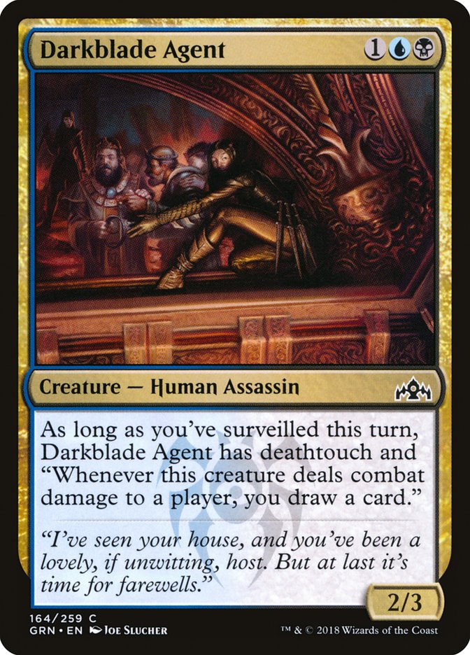 Darkblade Agent - [Foil] Guilds of Ravnica (GRN)