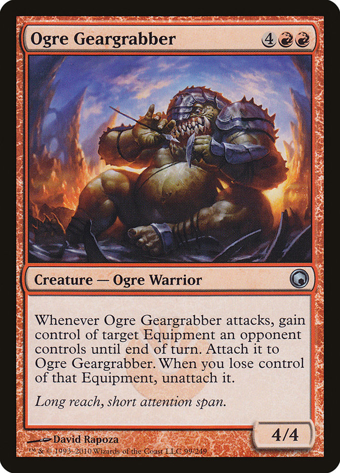 Ogre Geargrabber - [Foil] Scars of Mirrodin (SOM)