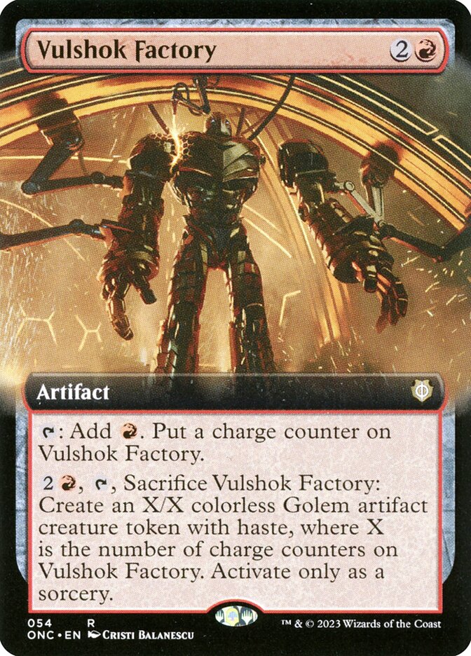 Vulshok Factory - [Extended Art] Phyrexia: All Will Be One Commander (ONC)