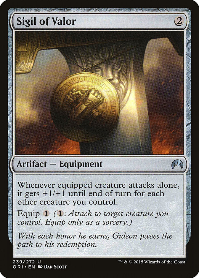 Sigil of Valor - [Foil] Magic Origins (ORI)