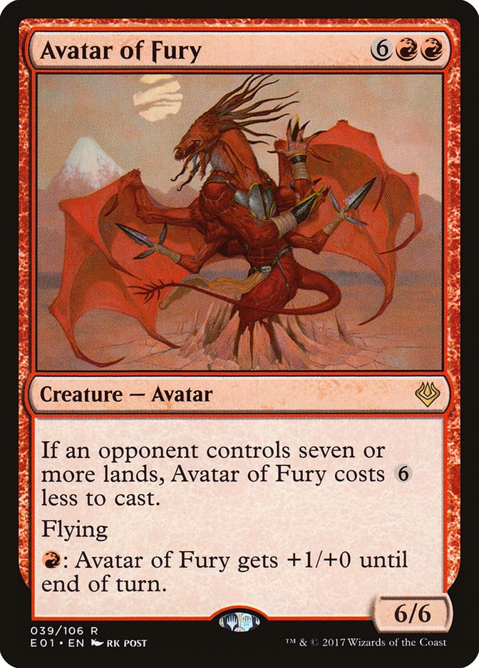 Avatar of Fury - Archenemy: Nicol Bolas (E01)