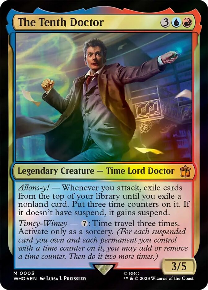 The Tenth Doctor - [Foil] Doctor Who (WHO)