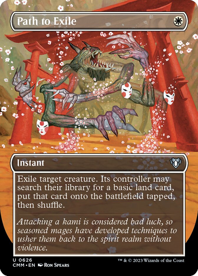 Path to Exile - [Foil, Borderless] Commander Masters (CMM)