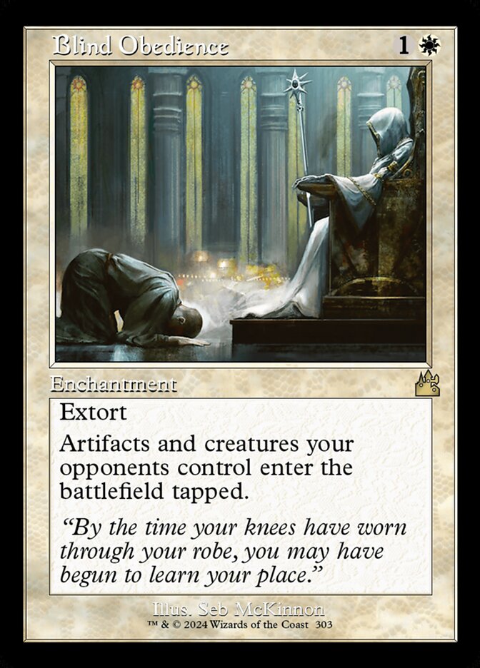 Blind Obedience - [Retro Frame] Ravnica Remastered (RVR)