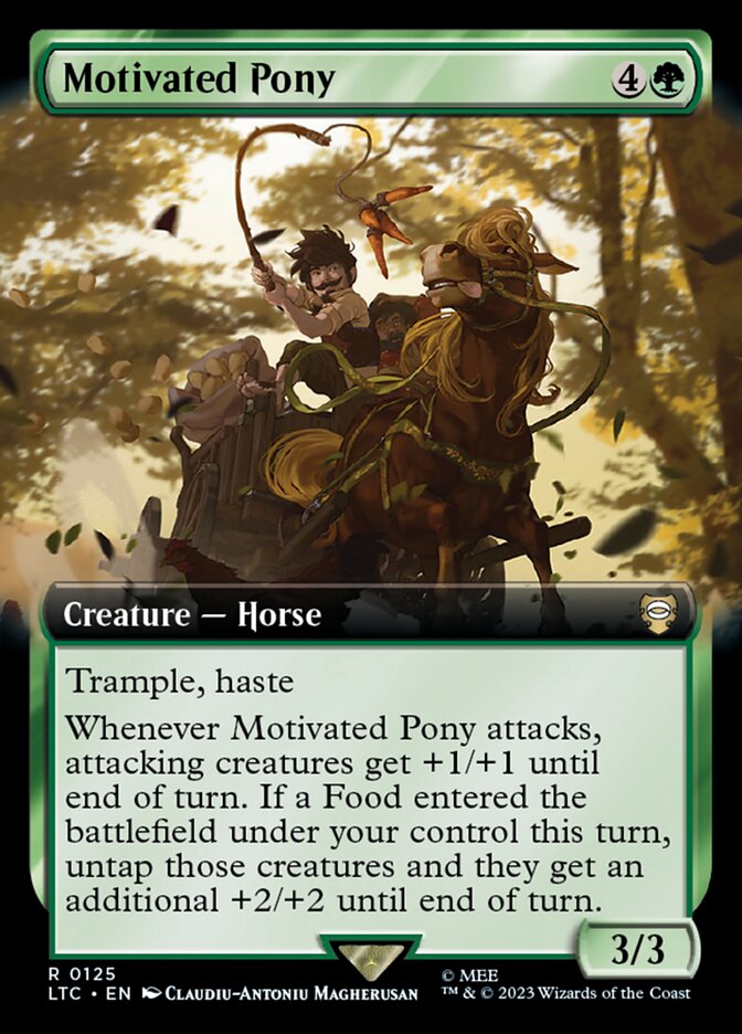 Motivated Pony - [Foil, Extended Art] Tales of Middle-earth Commander (LTC)