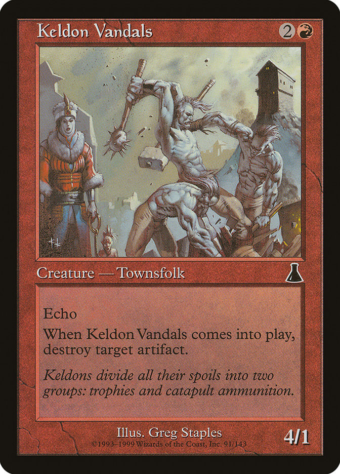 Keldon Vandals - [Foil] Urza's Destiny (UDS)