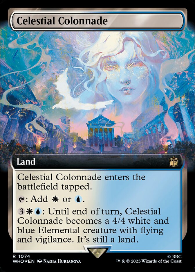 Celestial Colonnade - [Surge Foil, Extended Art] Doctor Who (WHO)