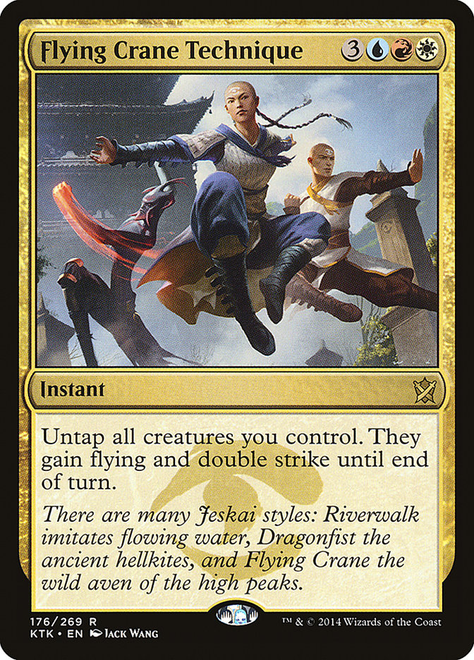 Flying Crane Technique - [Foil] Khans of Tarkir (KTK)