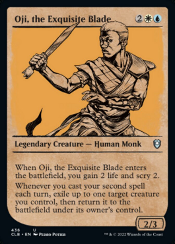 Oji, the Exquisite Blade - [Foil, Showcase] Commander Legends: Battle for Baldur's Gate (CLB)