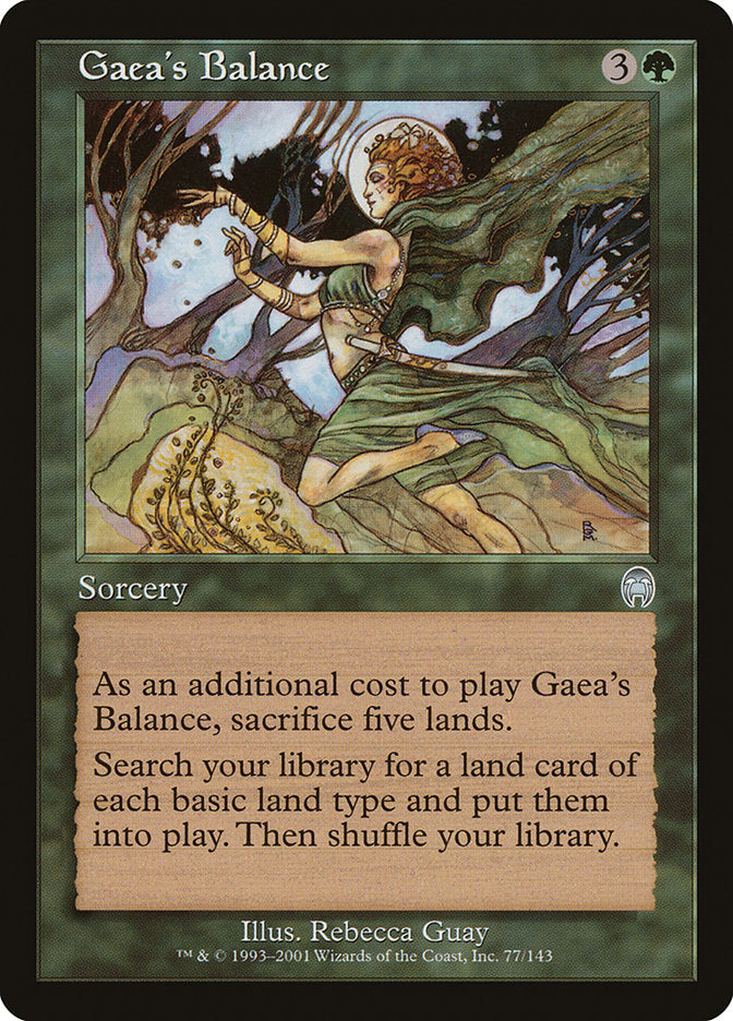 Gaea's Balance - [Foil] Apocalypse (APC)