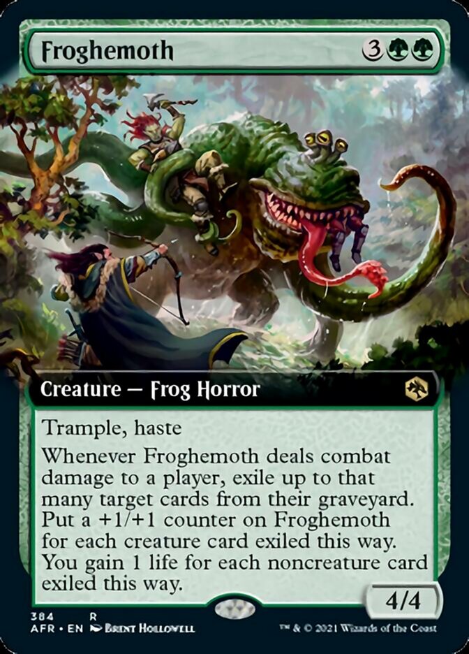 Froghemoth - [Extended Art] Adventures in the Forgotten Realms (AFR)